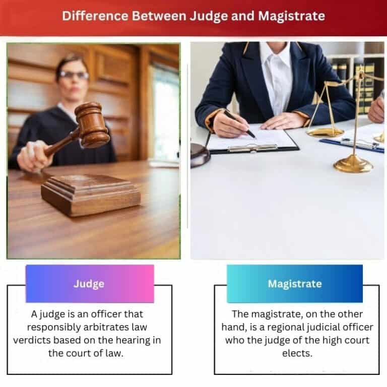 Judge Vs Magistrate: Difference And Comparison