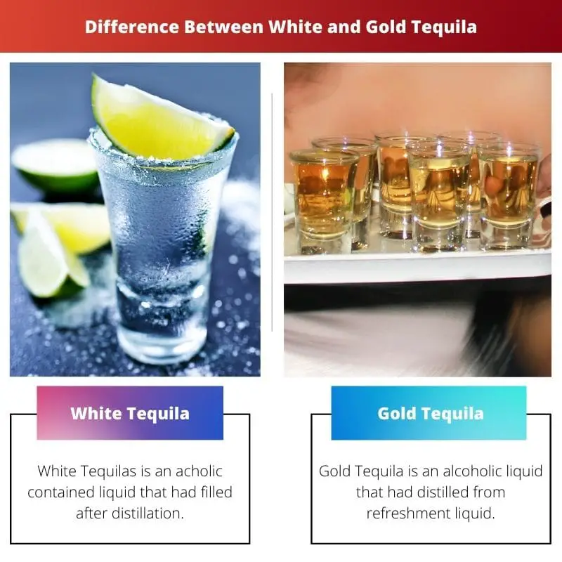 Difference Between White and Gold Tequila