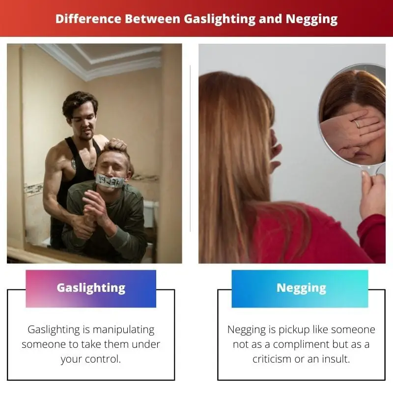 Difference Between Gaslighting and Negging