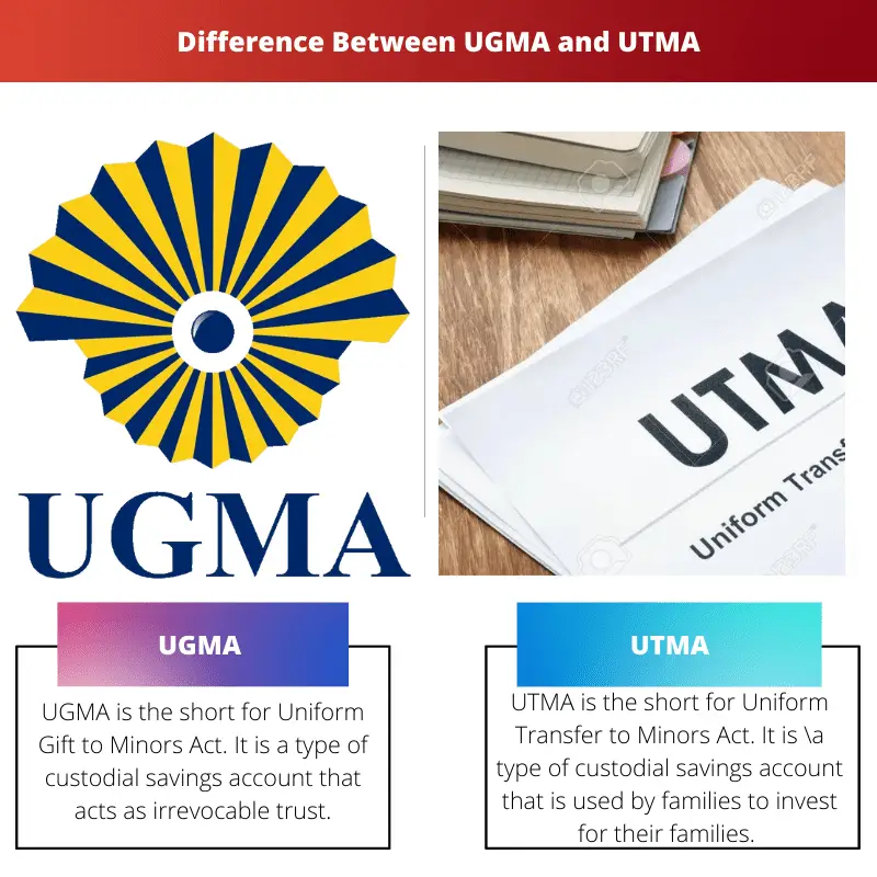 Difference Between UGMA and UTMA