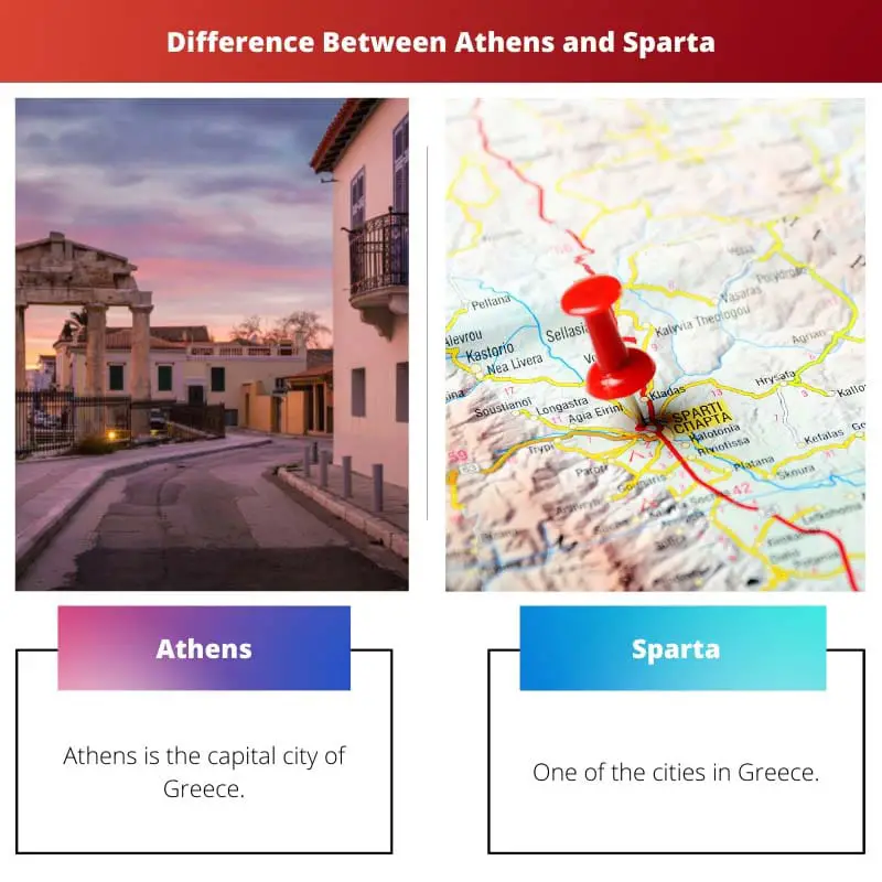 Difference Between Athens and Sparta