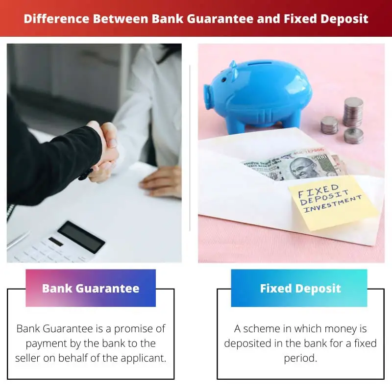 Difference Between Bank Guarantee and Fixed Deposit