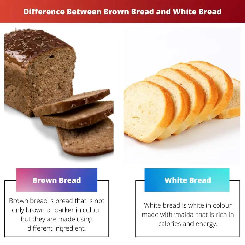 Difference Between Brown Bread and White Bread