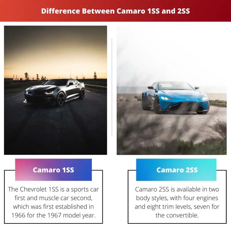 Difference Between Camaro 1SS and 2SS