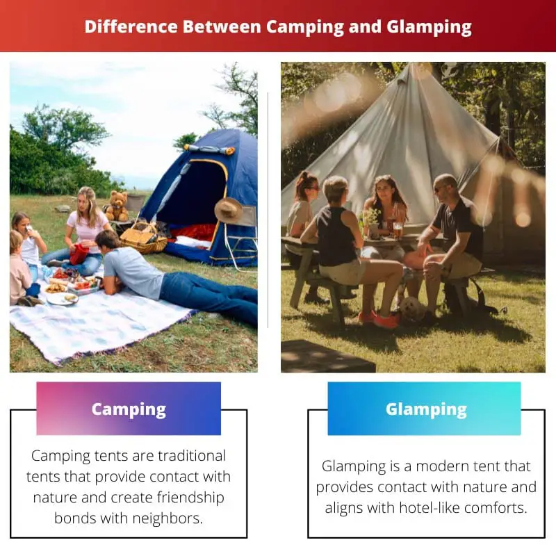 Difference Between Camping and Glamping