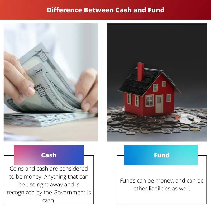Difference Between Cash and Fund