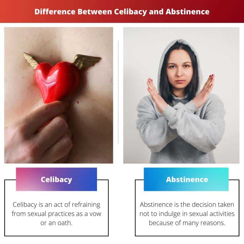 Celibacy vs Abstinence Difference and Comparison