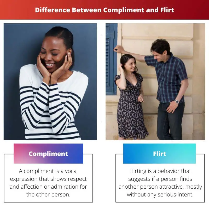 Difference Between Compliment and Flirt