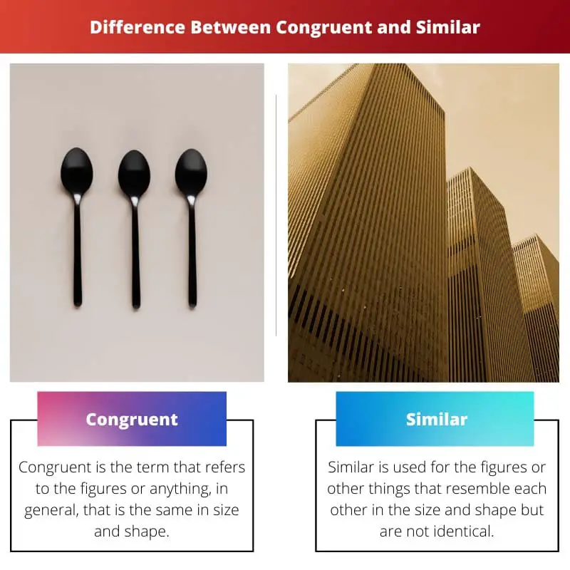 Difference Between Congruent and Similar