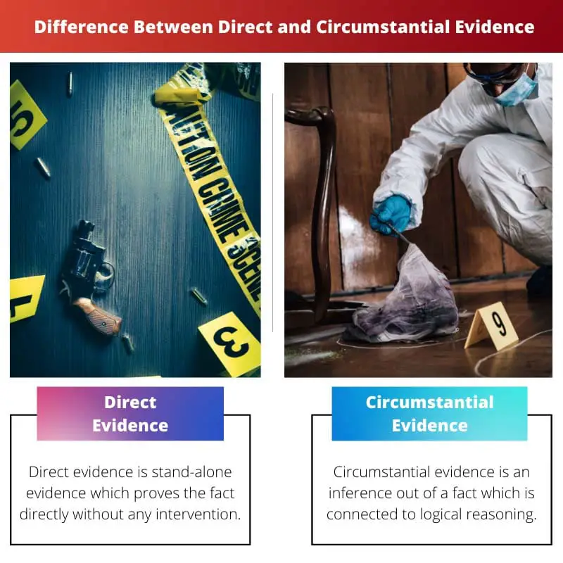 Difference Between Direct and Circumstantial Evidence