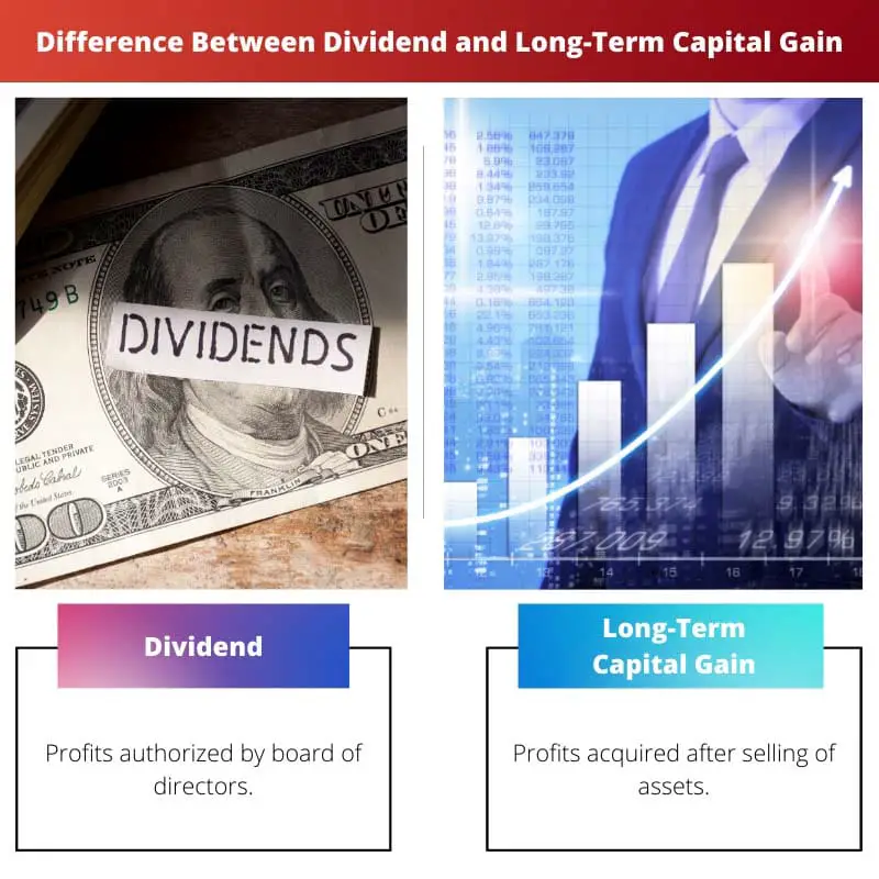 Difference Between Dividend and Long Term Capital Gain
