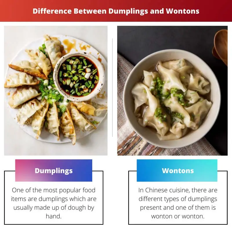 Difference Between Dumplings and Wontons