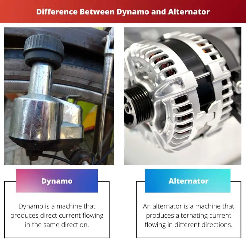 Difference Between Dynamo and Alternator
