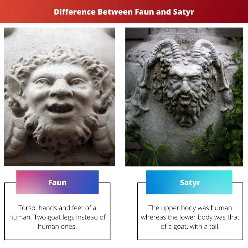 Difference Between Faun and Satyr