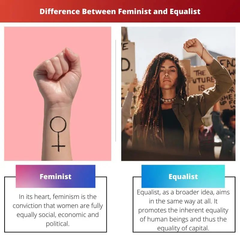 Difference Between Feminist and Equalist