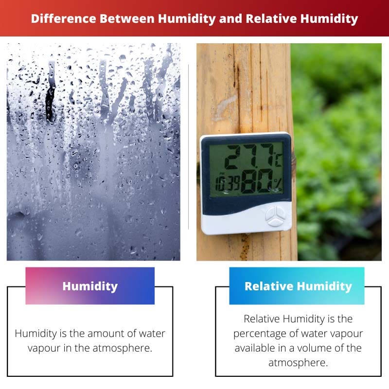 Difference Between Humidity and Relative Humidity 1