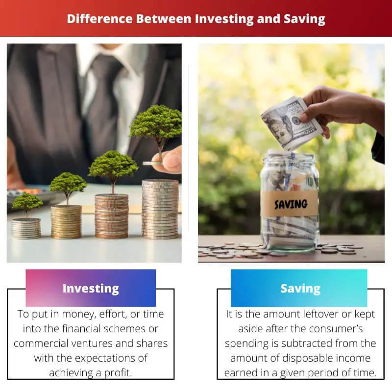Difference Between Investing and Saving