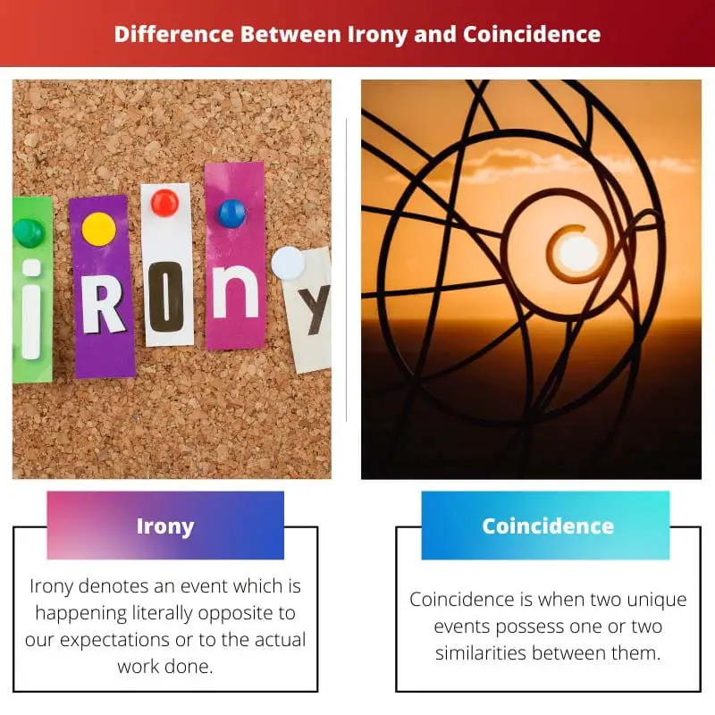 Difference Between Irony and Coincidence