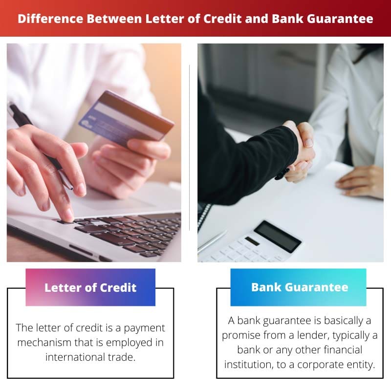 Difference Between Letter of Credit and Bank Guarantee