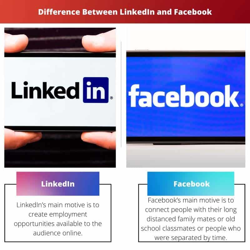 LinkedIn Vs Facebook: Difference And Comparison