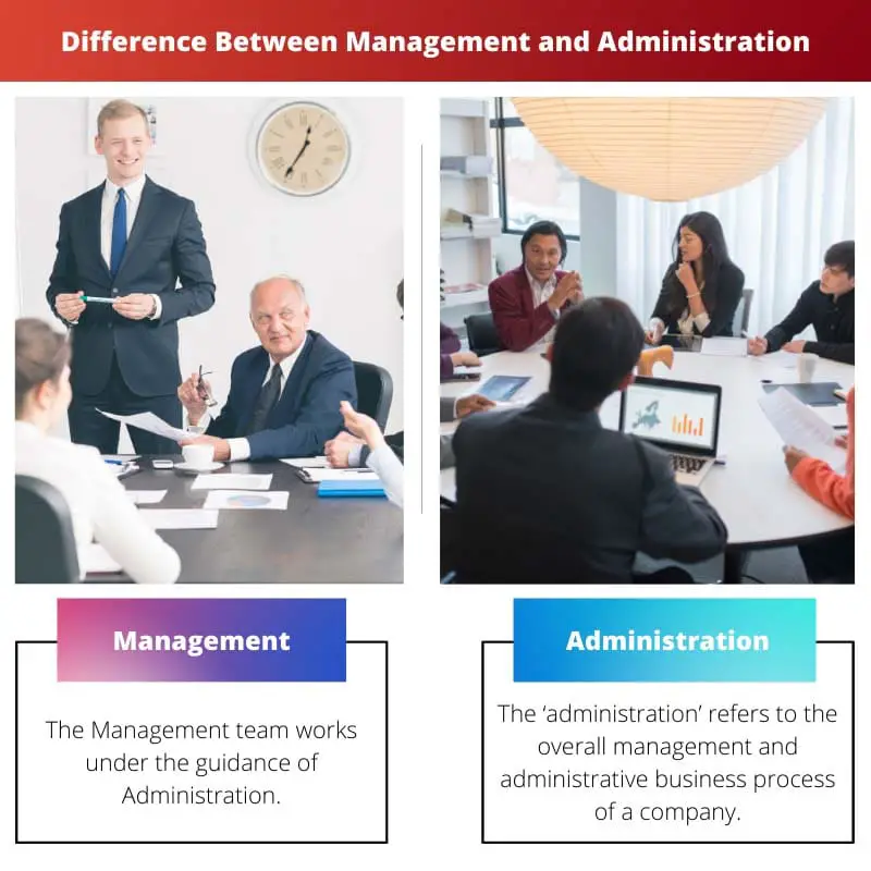 Difference Between Management and Administration
