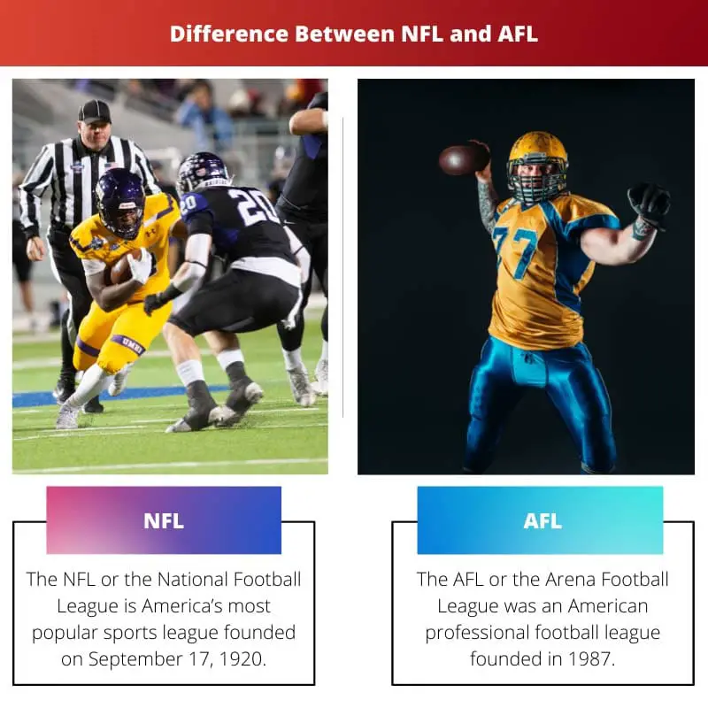 Difference Between NFL and AFL