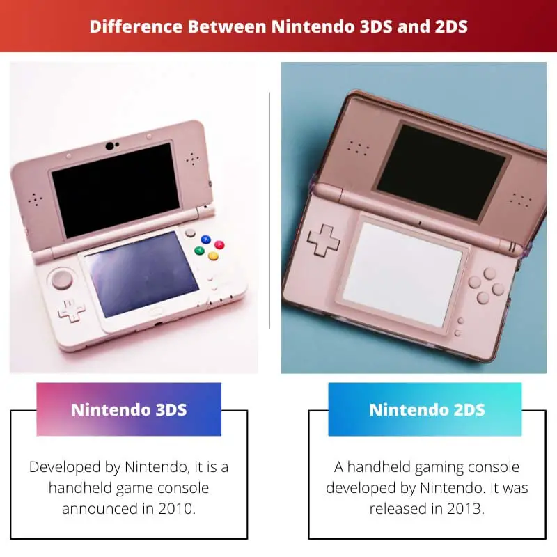 Difference Between Nintendo 3DS and 2DS