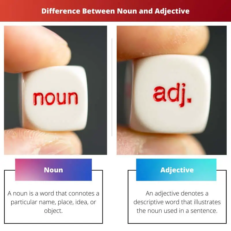 Difference Between Noun and Adjective