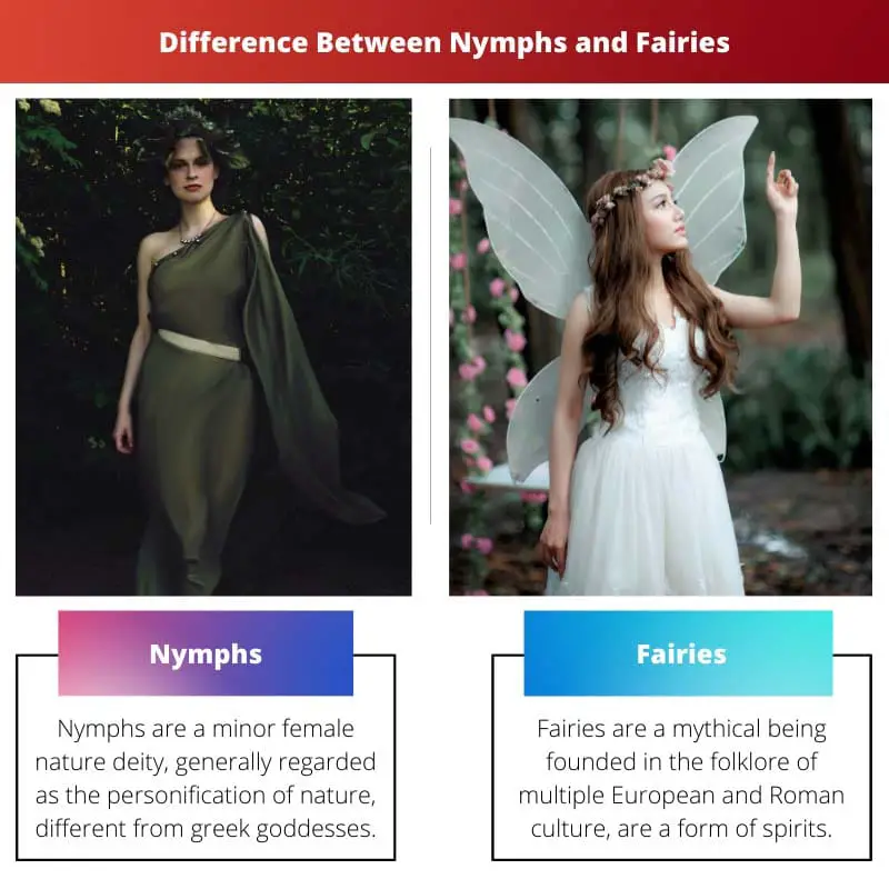 Difference Between Nymphs and Fairies