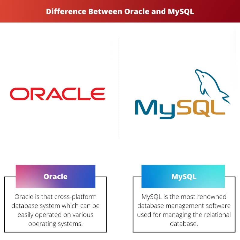 Difference Between Oracle and MySQL