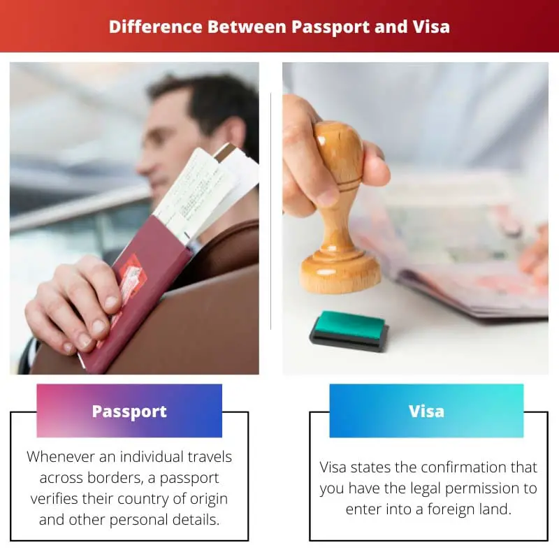 Difference Between Passport and Visa