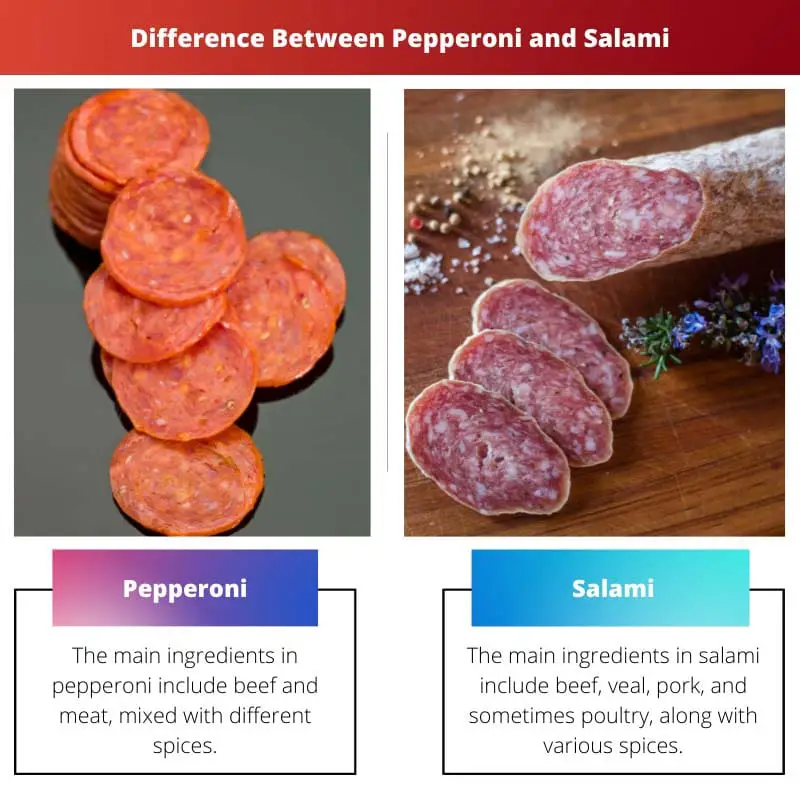 Difference Between Pepperoni and Salami