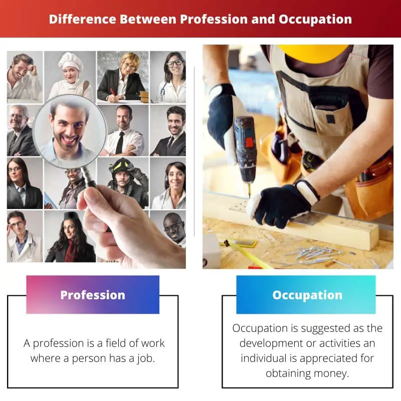 Difference Between Profession and Occupation