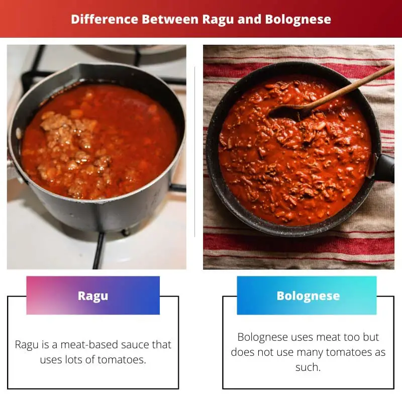 Difference Between Ragu and Bolognese