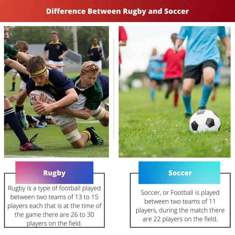 Difference Between Rugby and Soccer