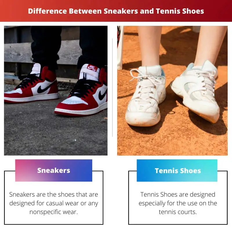 Difference Between Sneakers and Tennis Shoes