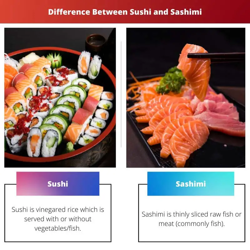 Difference Between Sushi and Sashimi