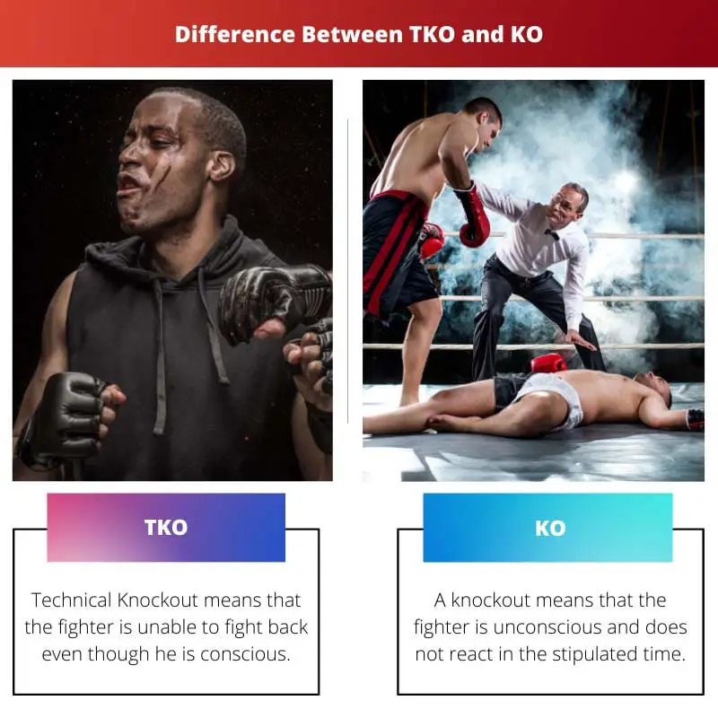 Difference Between TKO and KO