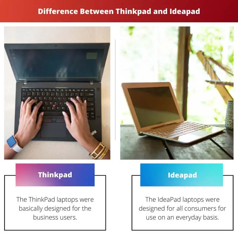 Difference Between Thinkpad and Ideapad