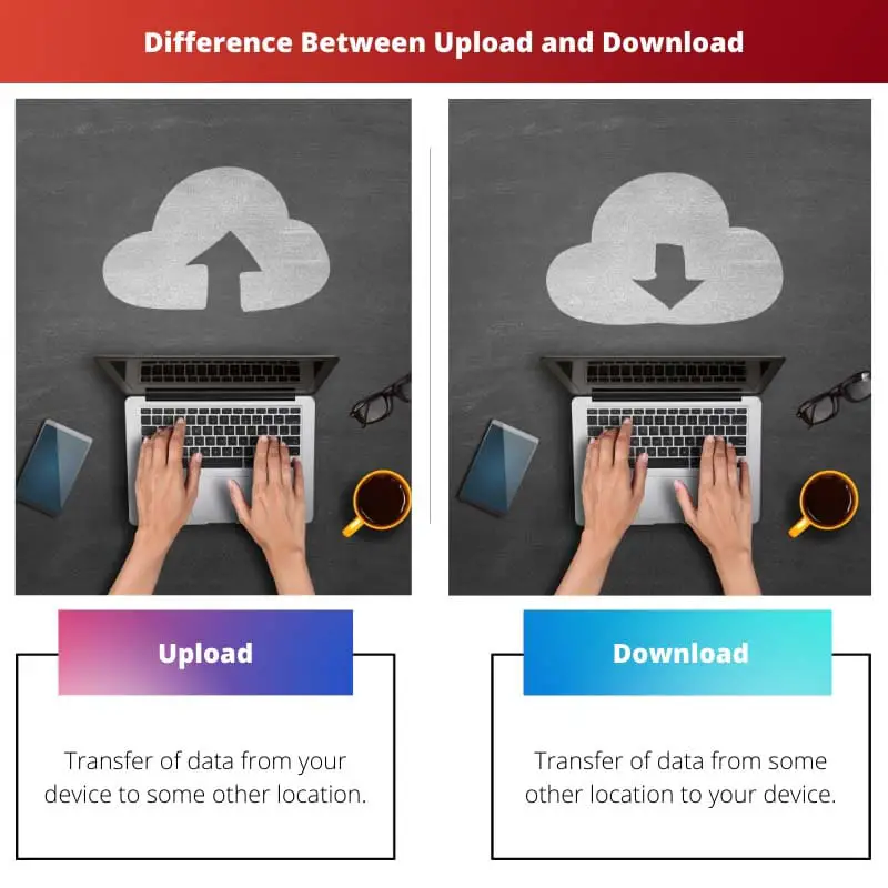 Difference Between Upload and Download
