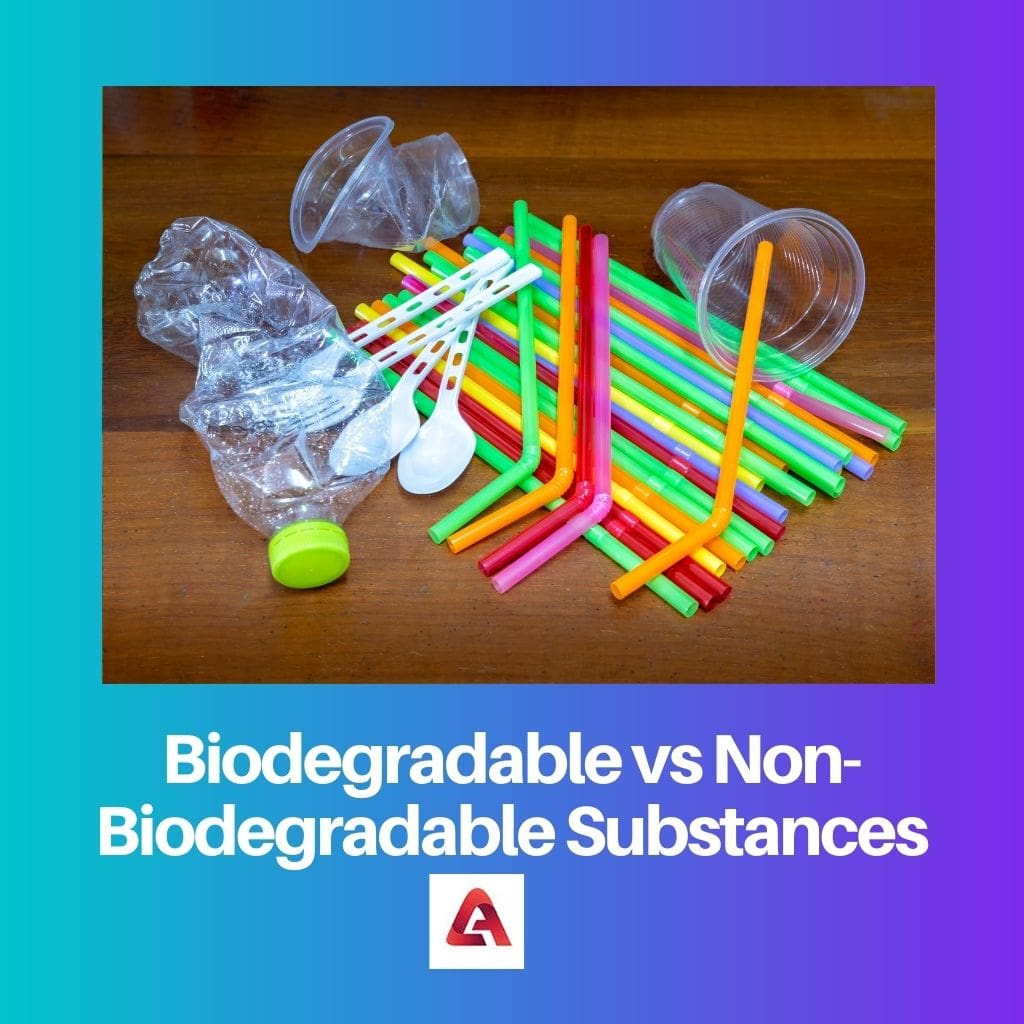 Biodegradable vs Non Biodegradable Substances