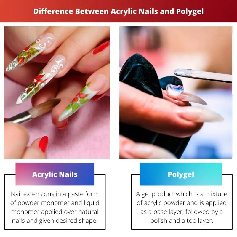 Difference Between Acrylic Nails and Polygel