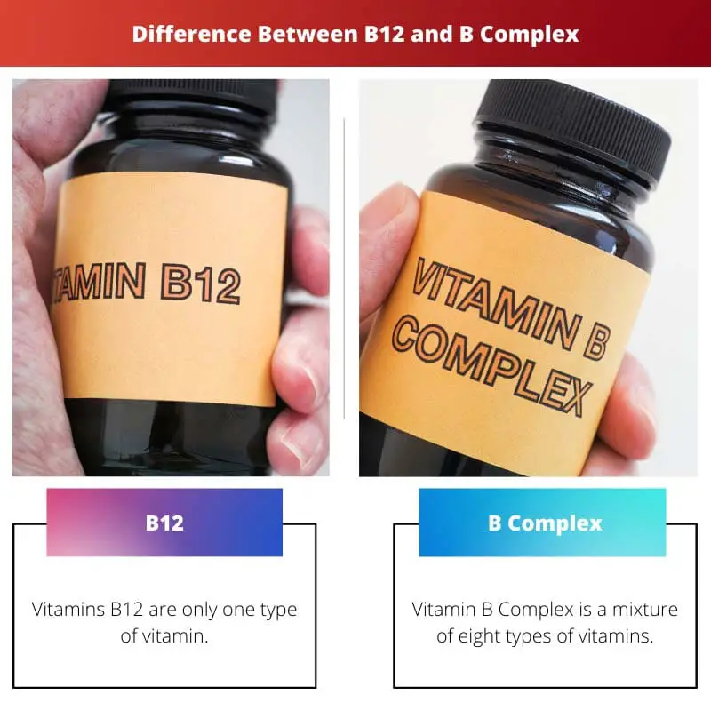 Difference Between B12 and B