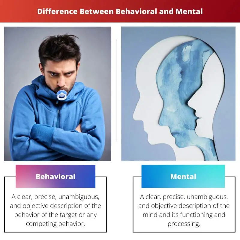 Difference Between Behavioral and Mental