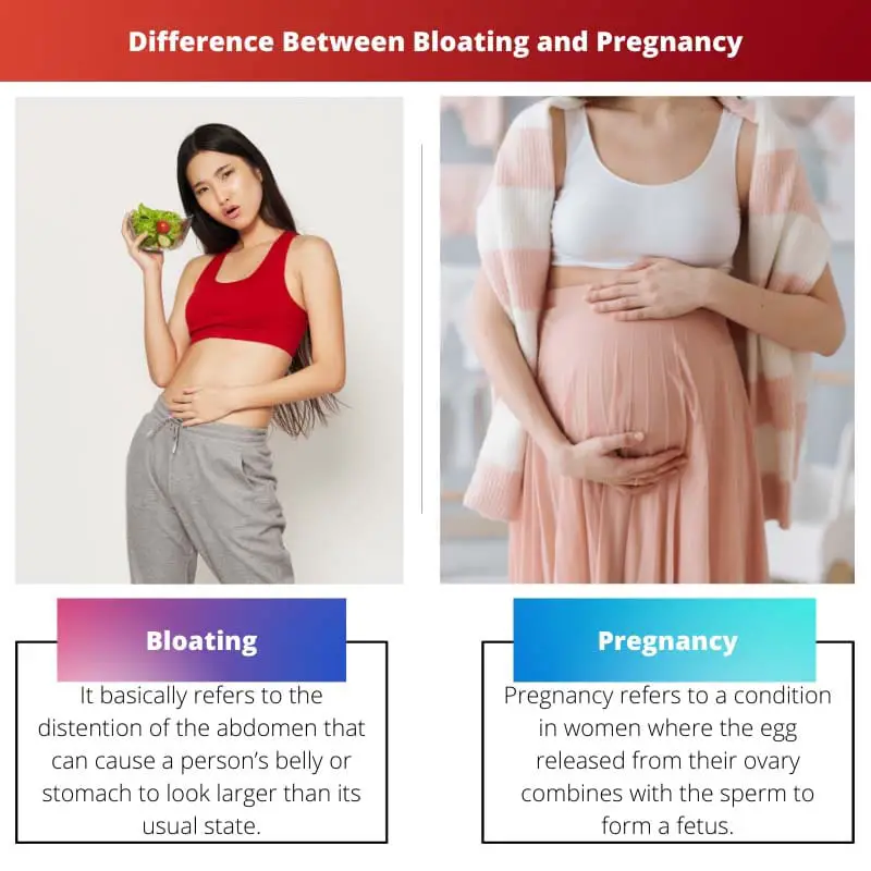 Difference Between Bloating and Pregnancy
