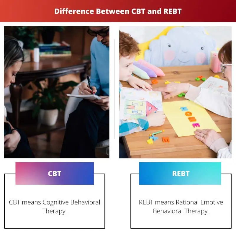 Difference Between CBT and REBT