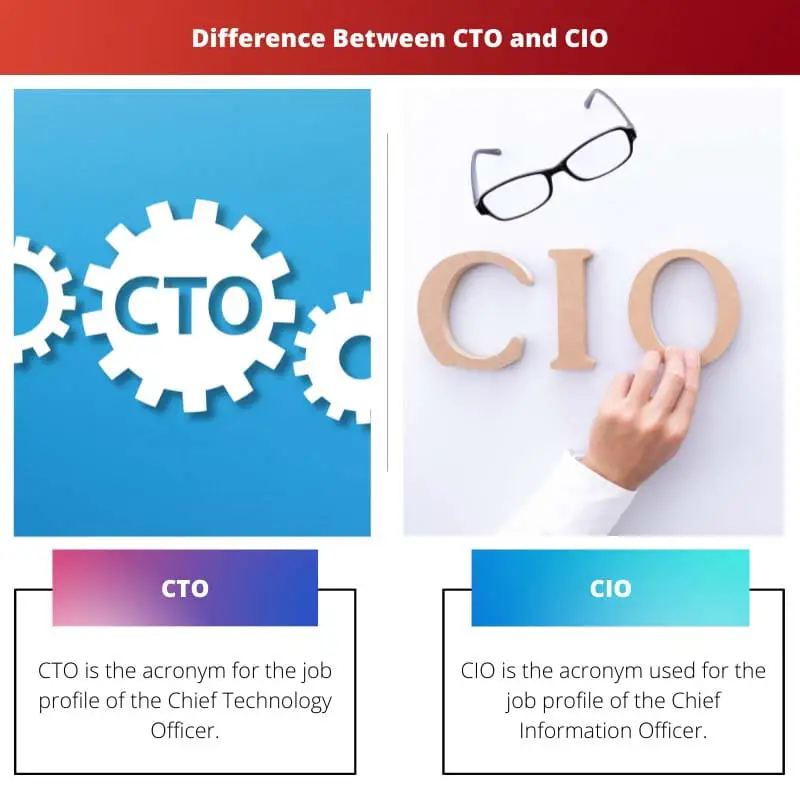 Difference Between CTO and CIO