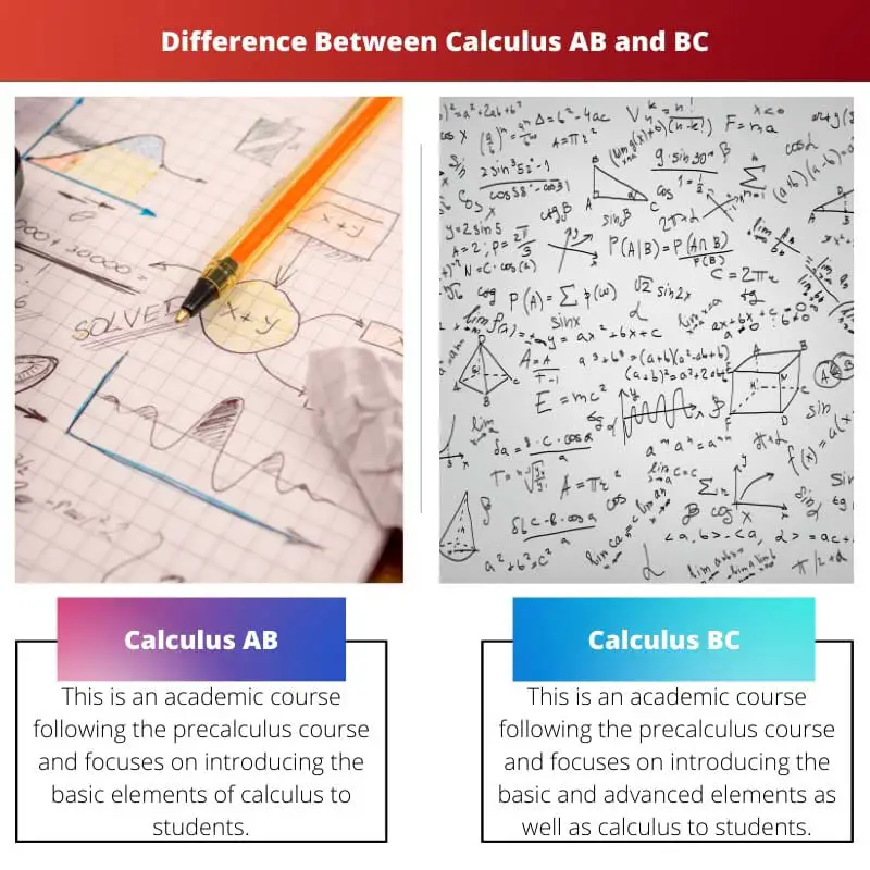 Difference Between Calculus AB and BC