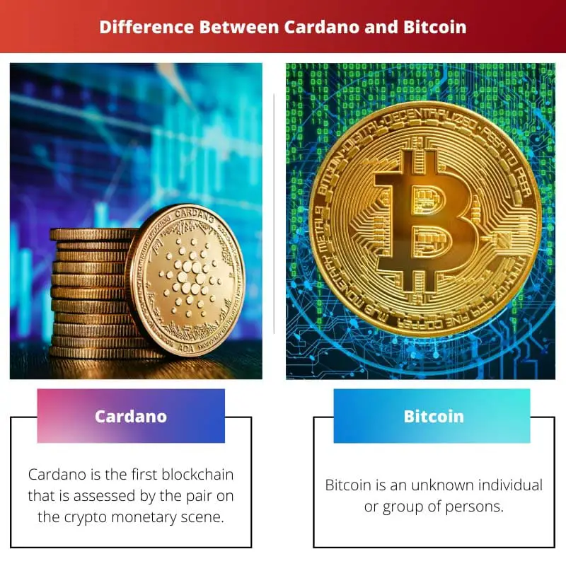 Difference Between Cardano and Bitcoin