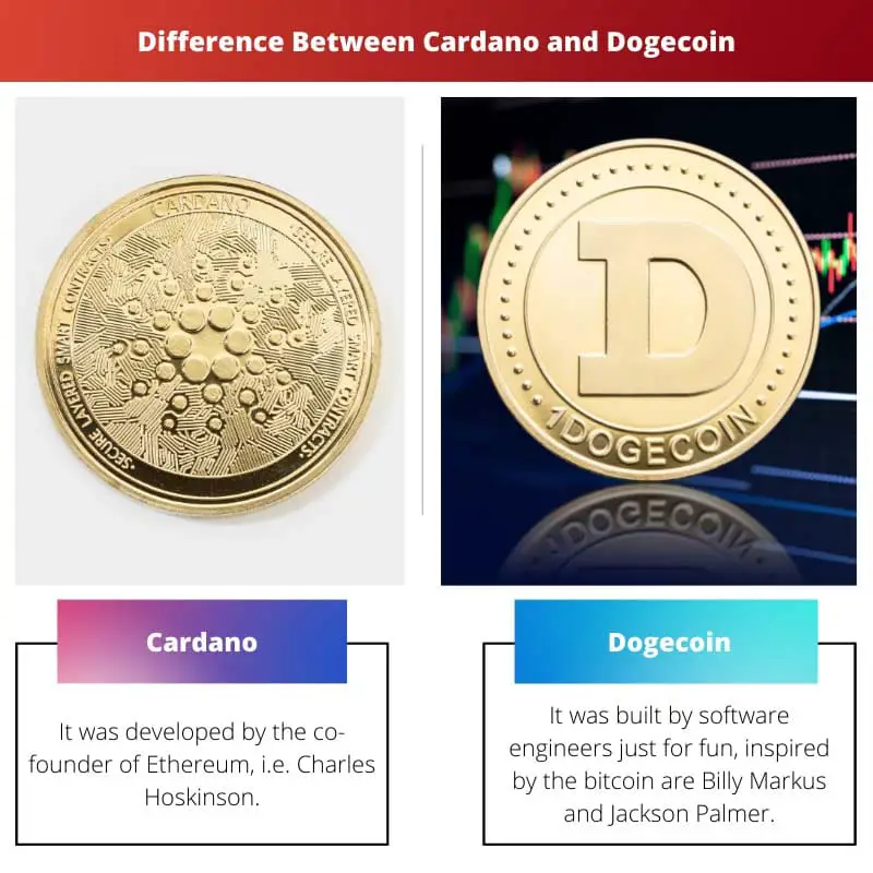 Difference Between Cardano and Dogecoin